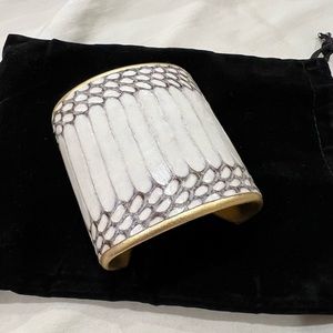 Lema J real snakeskin bracelet/cuff